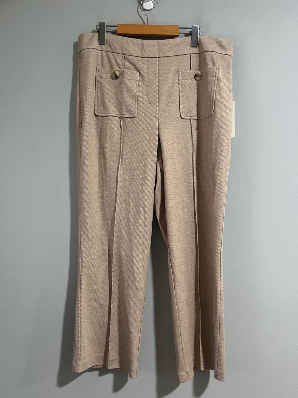 Rachel Zoe Wide Leg Knit Trousers
